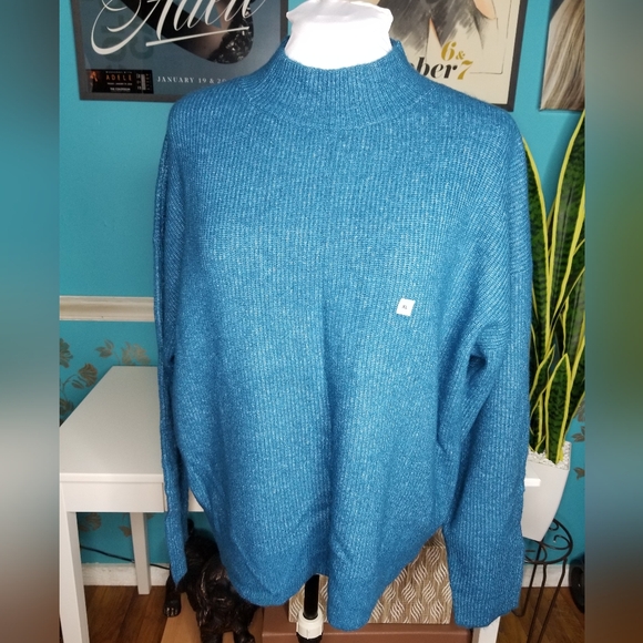 Ann Taylor Teal Heathered Sweater - Picture 9 of 9
